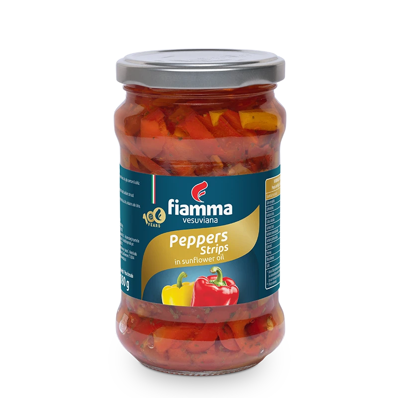 Stripped peppers in sunflower oil 314 ml